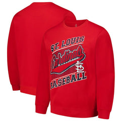 St. Louis Cardinals Stitches Lightweight Crew Sweatshirt - MLB