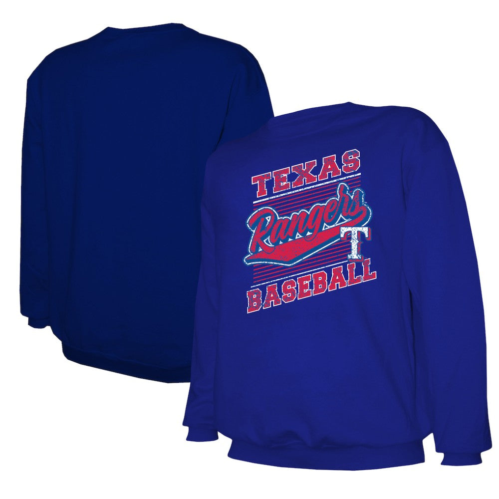 Texas Rangers Stitches Lightweight Crew Sweatshirt - MLB