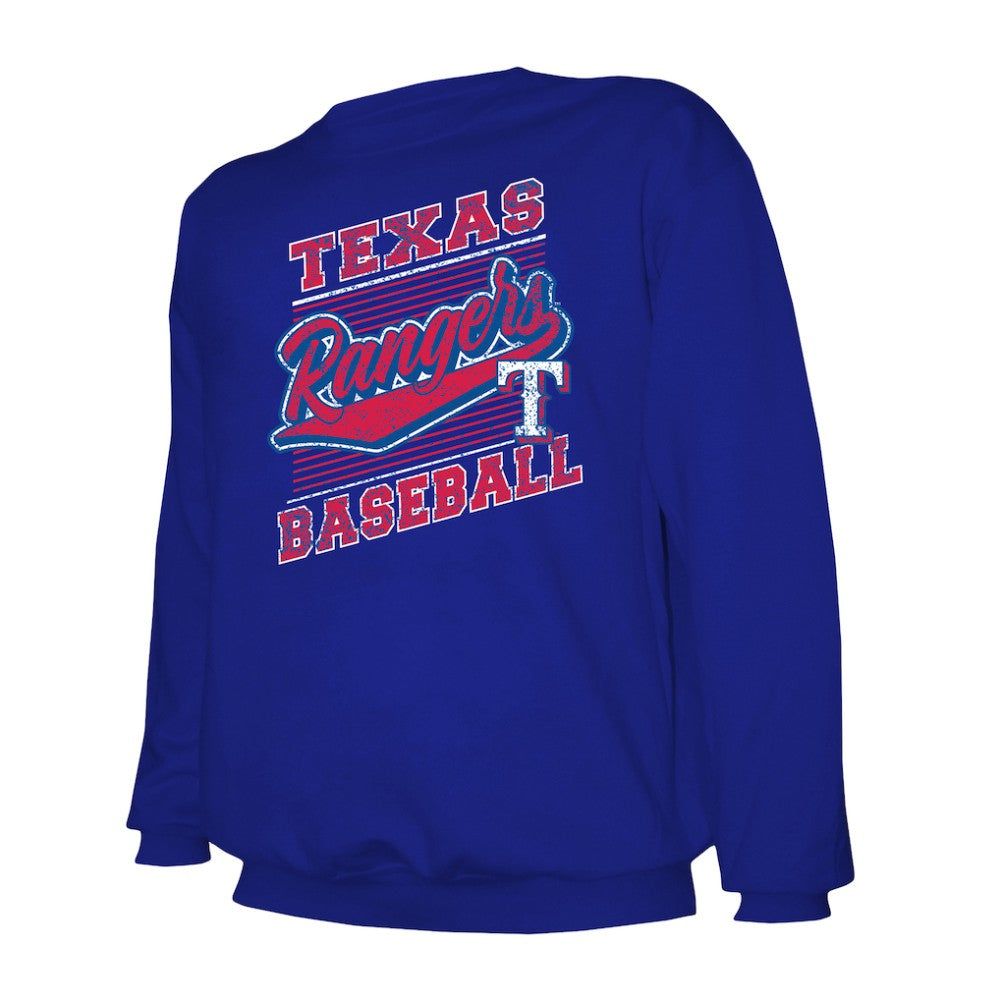 Texas Rangers Stitches Lightweight Crew Sweatshirt - MLB