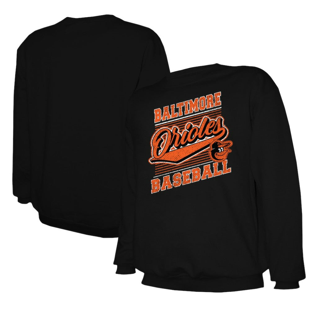 Baltimore Orioles Stitches Lightweight Crew Sweatshirt - MLB