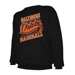 Baltimore Orioles Stitches Lightweight Crew Sweatshirt - MLB