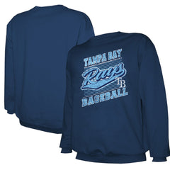 Tampa Bay Rays Stitches Lightweight Crew Sweatshirt - MLB