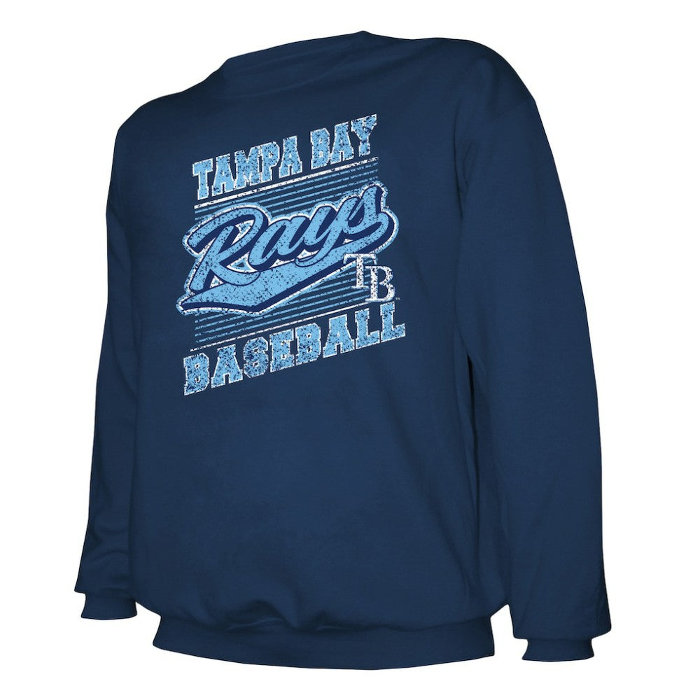 Tampa Bay Rays Stitches Lightweight Crew Sweatshirt - MLB