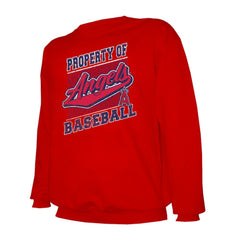 Los Angeles Angels Stitches Lightweight Crew Sweatshirt - MLB