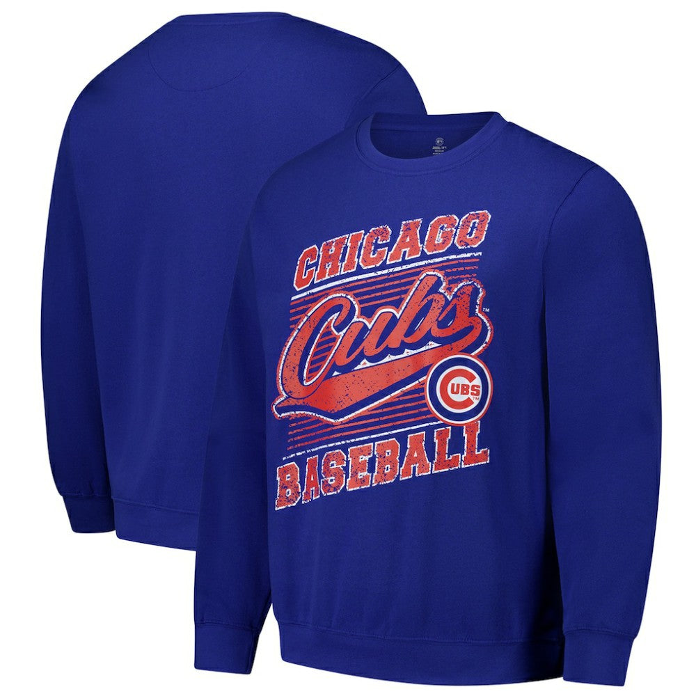 Chicago Cubs Stitches Lightweight Crew Sweatshirt - MLB