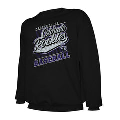 Colorado Rockies Stitches Lightweight Crew Sweatshirt - MLB