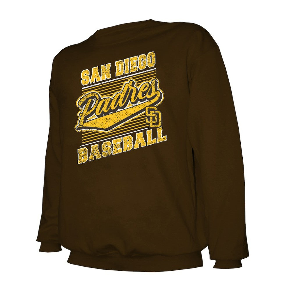 San Diego Padres Stitches Lightweight Crew Sweatshirt - MLB