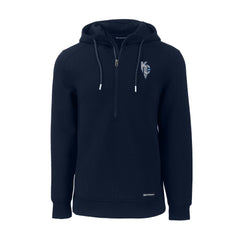 Kansas City Royals Cutter & Buck Roam Eco Recycled Half-Zip Pullover Hoodie - MLB