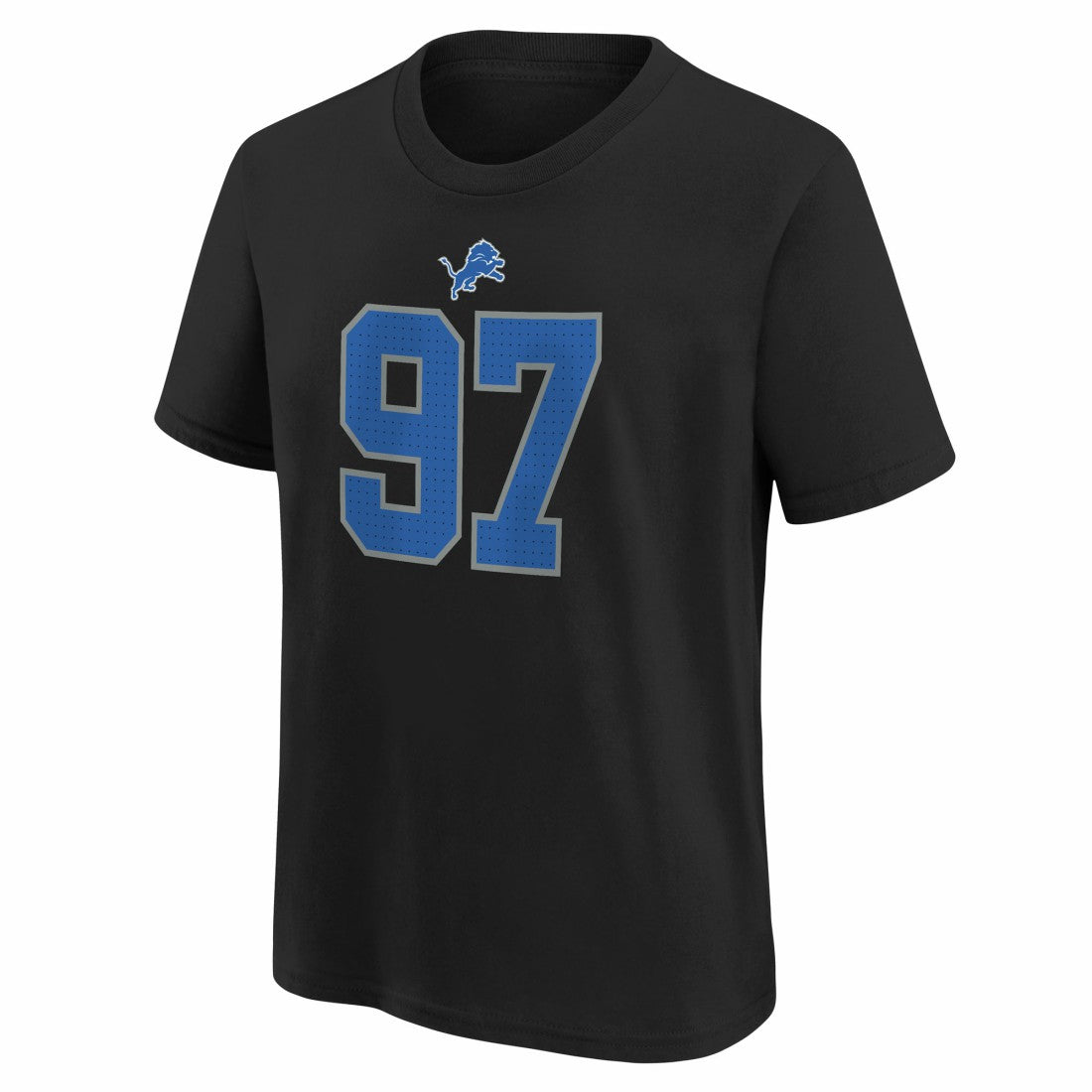 Aidan Hutchinson Detroit Lions Player Name & Number T-Shirt Black | Nike for Sale