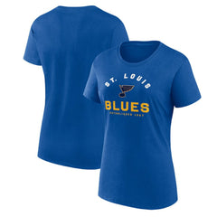 St. Louis Blues Logo Athletic Women's Unrivaled T-Shirt - Blue - NHL
