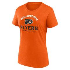 Philadelphia Flyers Logo Athletic Women's Unrivaled T-Shirt - Orange - NHL