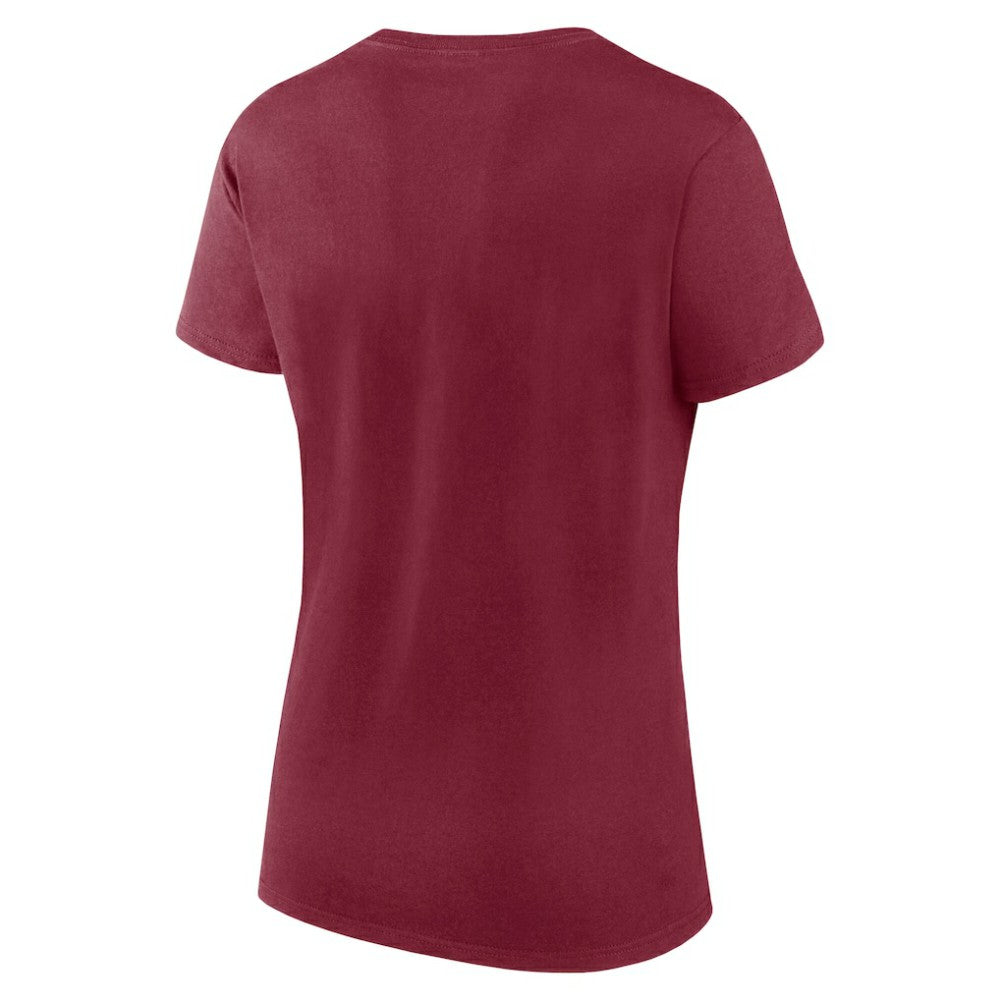 Colorado Avalanche Logo Athletic Women's Unrivaled T-Shirt - Burgundy - NHL