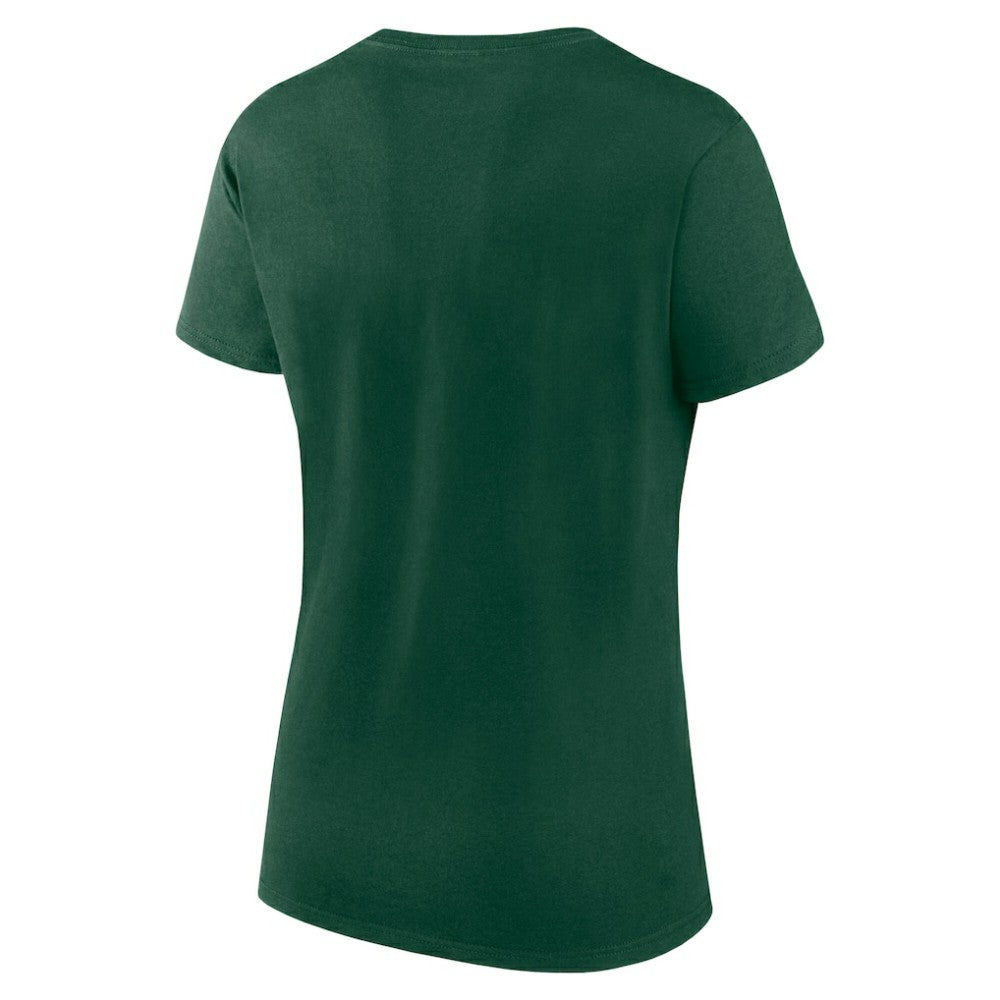 Minnesota Wild Logo Athletic Women's Unrivaled T-Shirt - Green - NHL