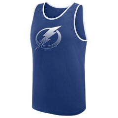 Tampa Bay Lightning Logo Athletic Unmatched Success Tank Top - Blue - NHL