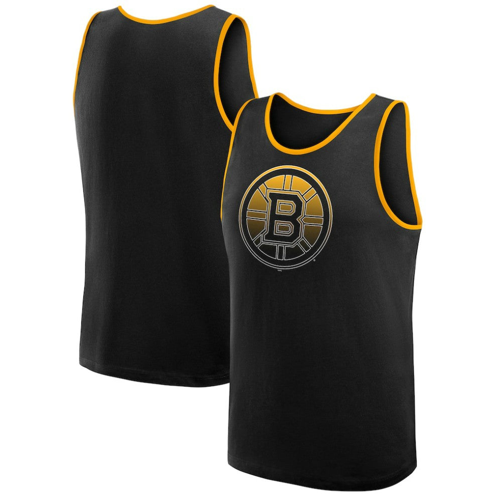 Boston Bruins Logo Athletic Unmatched Success Tank Top - Black - NHL