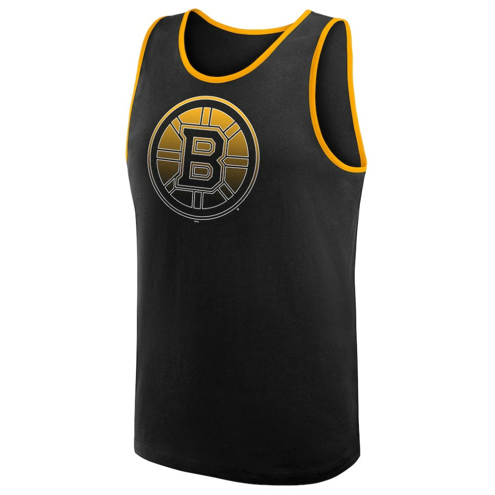 Boston Bruins Logo Athletic Unmatched Success Tank Top - Black - NHL