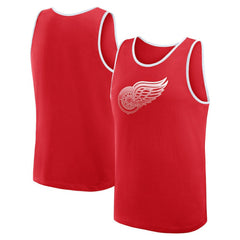 Detroit Red Wings Logo Athletic Unmatched Success Tank Top - Red - NHL