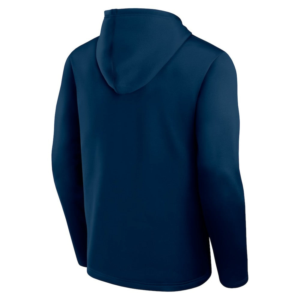 Seattle Kraken Logo Athletic Head Start Pullover Hoodie - Navy - NHL