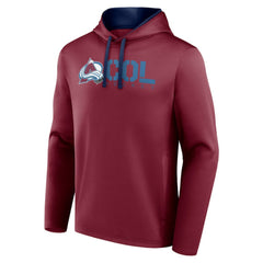 Colorado Avalanche Logo Athletic Head Start Pullover Hoodie - Burgundy - NHL