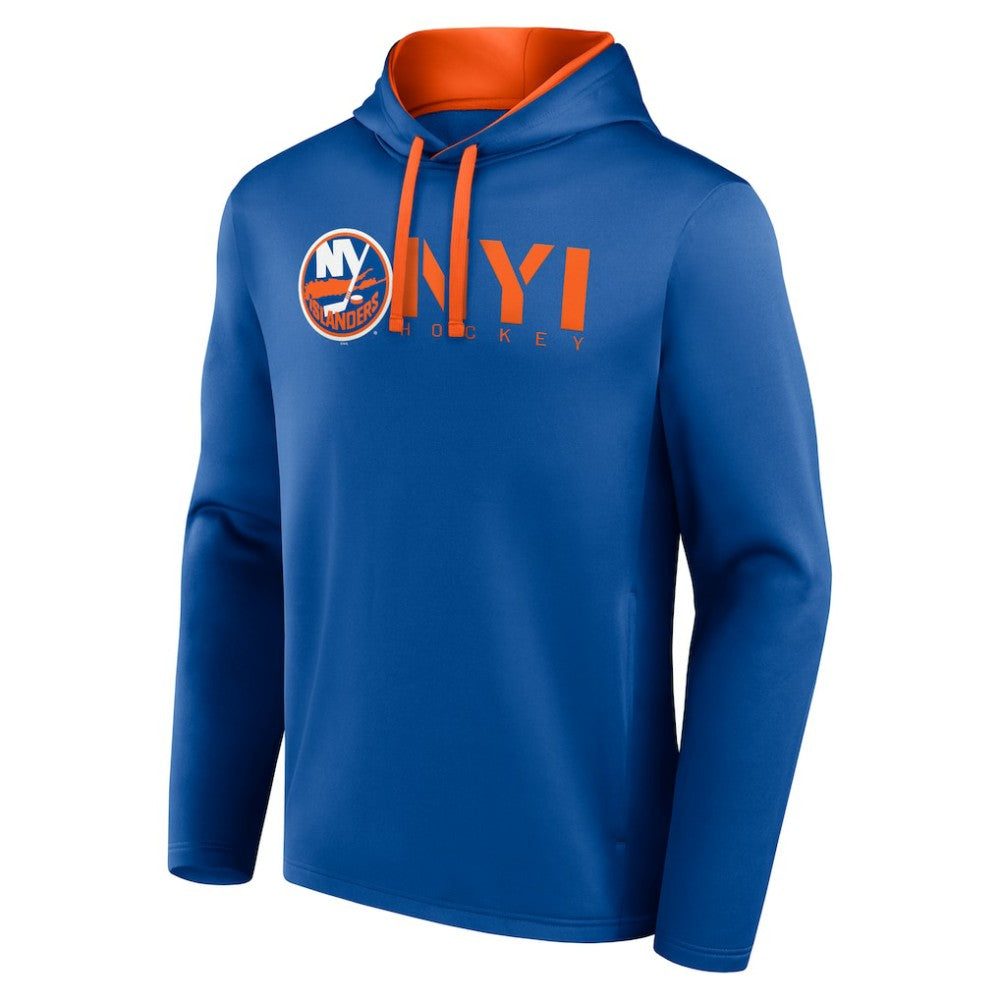 New York Islanders Logo Athletic Head Start Pullover Hoodie - Royal - NHL