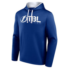 Tampa Bay Lightning Logo Athletic Head Start Pullover Hoodie - Blue - NHL