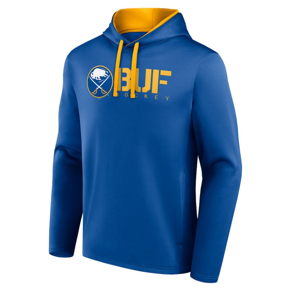 Buffalo Sabres Logo Athletic Head Start Pullover Hoodie - Royal - NHL