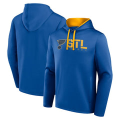 St. Louis Blues Logo Athletic Head Start Pullover Hoodie - Blue - NHL
