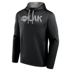 Los Angeles Kings Logo Athletic Head Start Pullover Hoodie - Black - NHL
