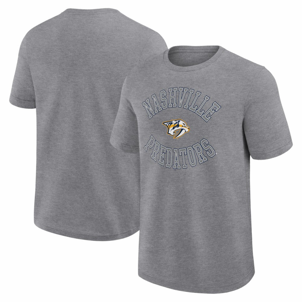 Nashville Predators Logo Athletic Success T-Shirt - Heather Gray - NHL