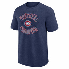 Montreal Canadiens Logo Athletic Success T-Shirt - Heather Navy - NHL