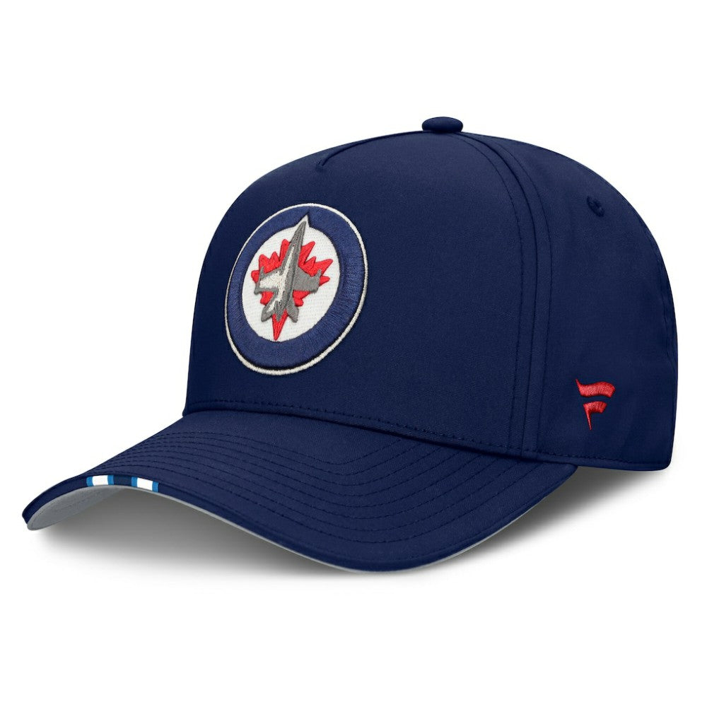 Winnipeg Jets Fanatics 2025 NHL Draft Authentic Pro On-Stage Podium A-Frame Adjustable Hat - Navy - NHL