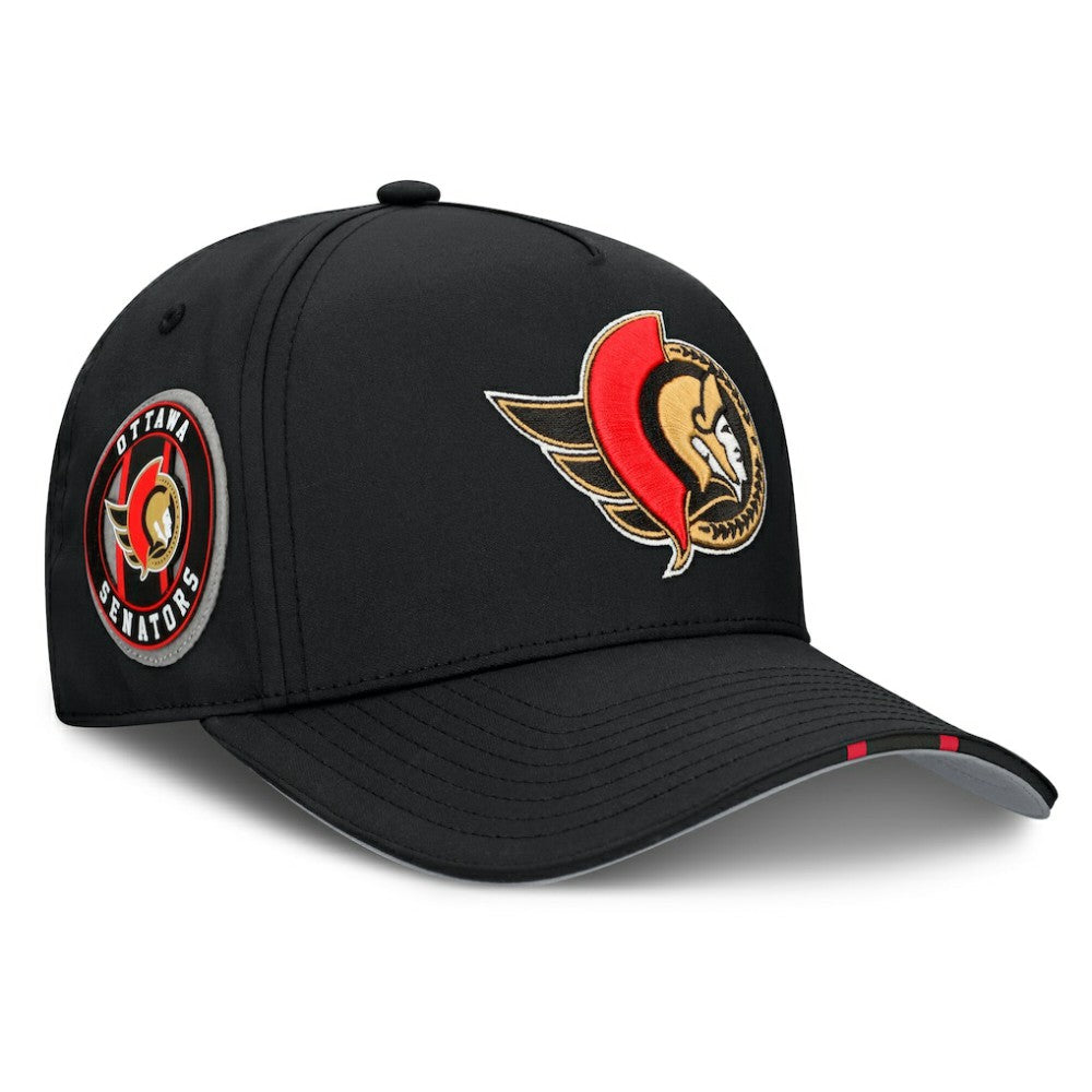 Ottawa Senators Fanatics 2025 NHL Draft Authentic Pro On-Stage Podium A-Frame Adjustable Hat - Black - NHL