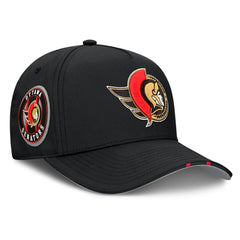 Ottawa Senators Fanatics 2025 NHL Draft Authentic Pro On-Stage Podium A-Frame Adjustable Hat - Black - NHL