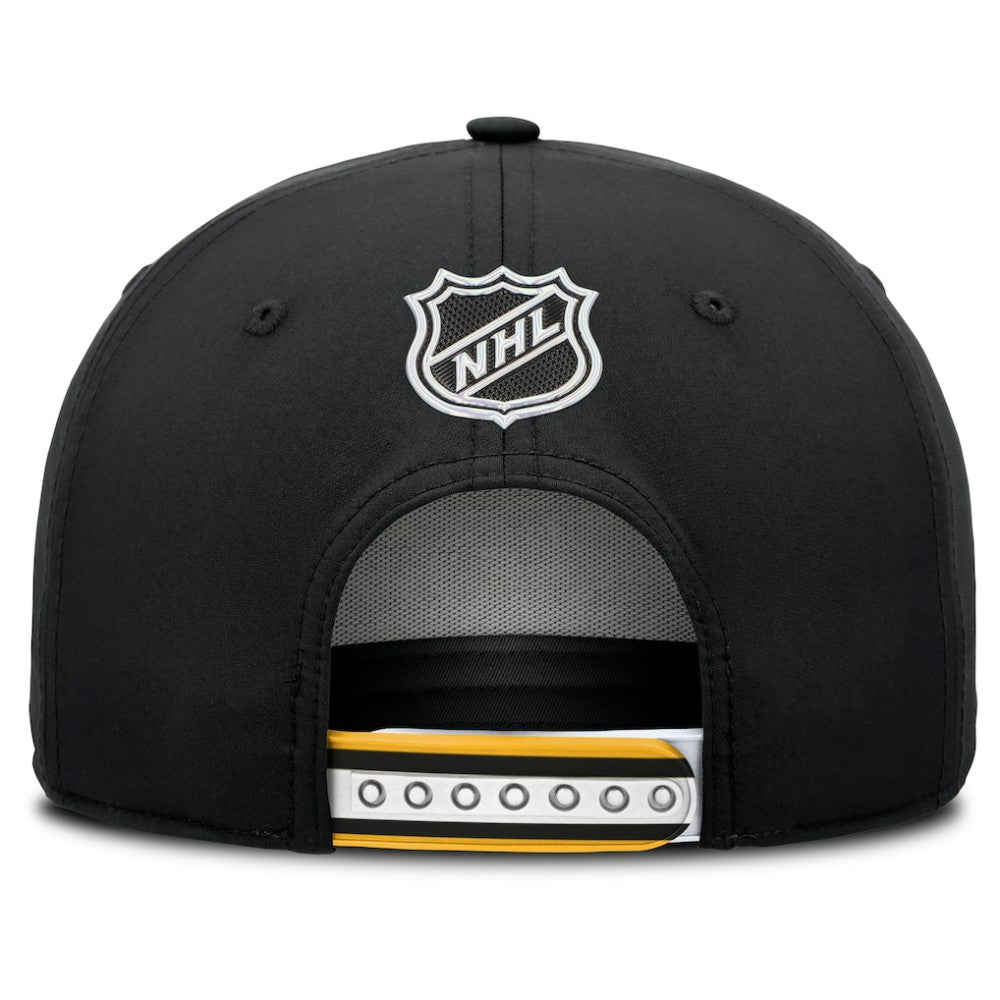 Boston Bruins Fanatics 2025 NHL Draft Authentic Pro On-Stage Podium A-Frame Adjustable Hat - Black - NHL