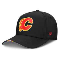 Calgary Flames Fanatics 2025 NHL Draft Authentic Pro On-Stage Podium A-Frame Adjustable Hat - Black - NHL