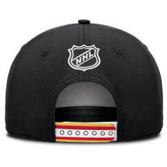 Calgary Flames Fanatics 2025 NHL Draft Authentic Pro On-Stage Podium A-Frame Adjustable Hat - Black - NHL