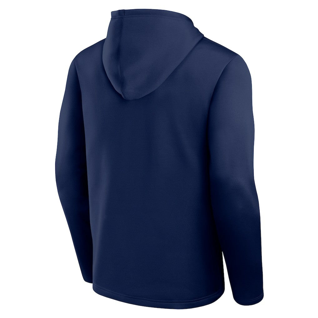 Denver Nuggets Logo Athletic Head Start Pullover Hoodie Navy - NBA