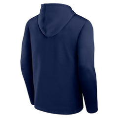 Denver Nuggets Logo Athletic Head Start Pullover Hoodie Navy - NBA