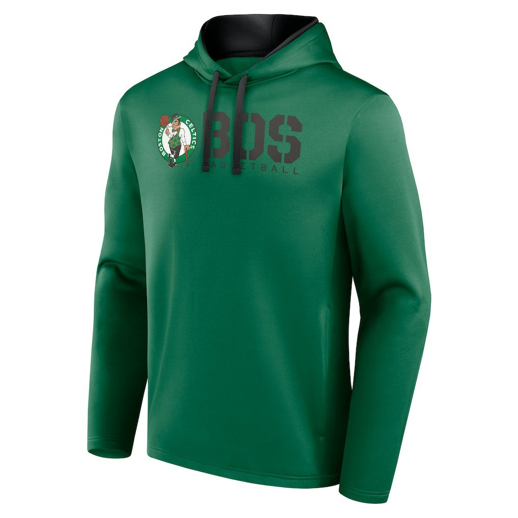 Boston Celtics Logo Athletic Head Start Pullover Hoodie Kelly Green - NBA