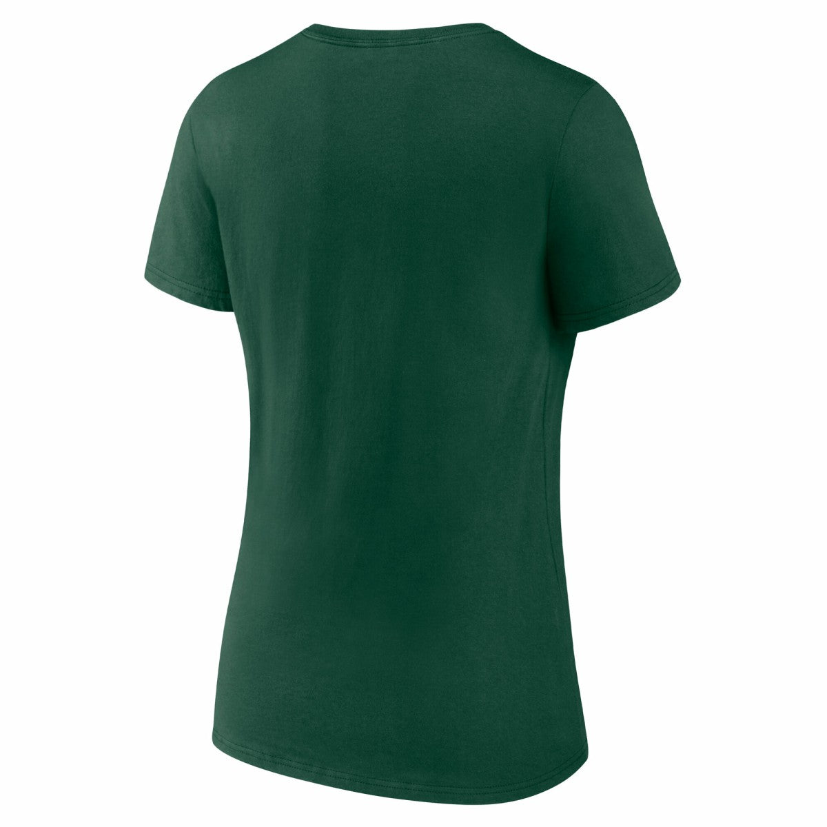 Milwaukee Bucks Logo Athletic Women's Unrivaled V-Neck T-Shirt Hunter Green - NBA