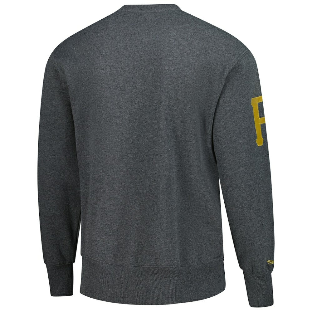 Roberto Clemente Pittsburgh Pirates Mitchell & Ness Legends Collection Vintage Logo Name & Number Fleece Pullover Sweatshirt - MLB