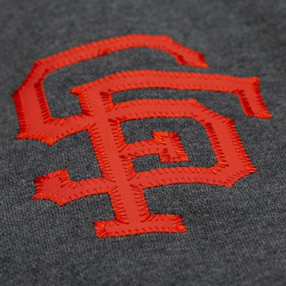 Willie Mays San Francisco Giants Mitchell & Ness Legends Collection Vintage Logo Name & Number Fleece Pullover Sweatshirt - MLB