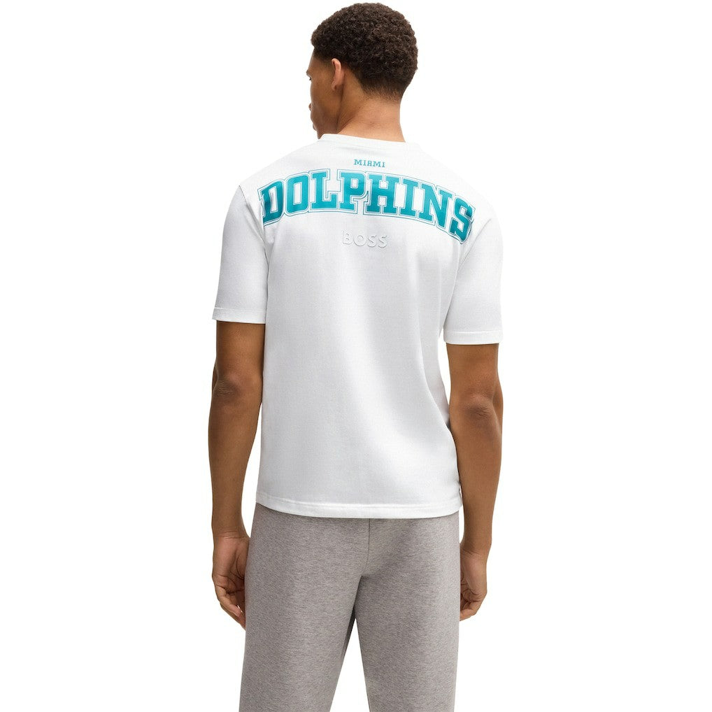 Miami Dolphins Hugo Boss Unisex Brady T-Shirt White | NFL