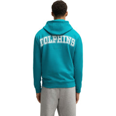 Miami Dolphins Hugo Boss Unisex Woodson Tri-Blend Hoodie Aqua | NFL