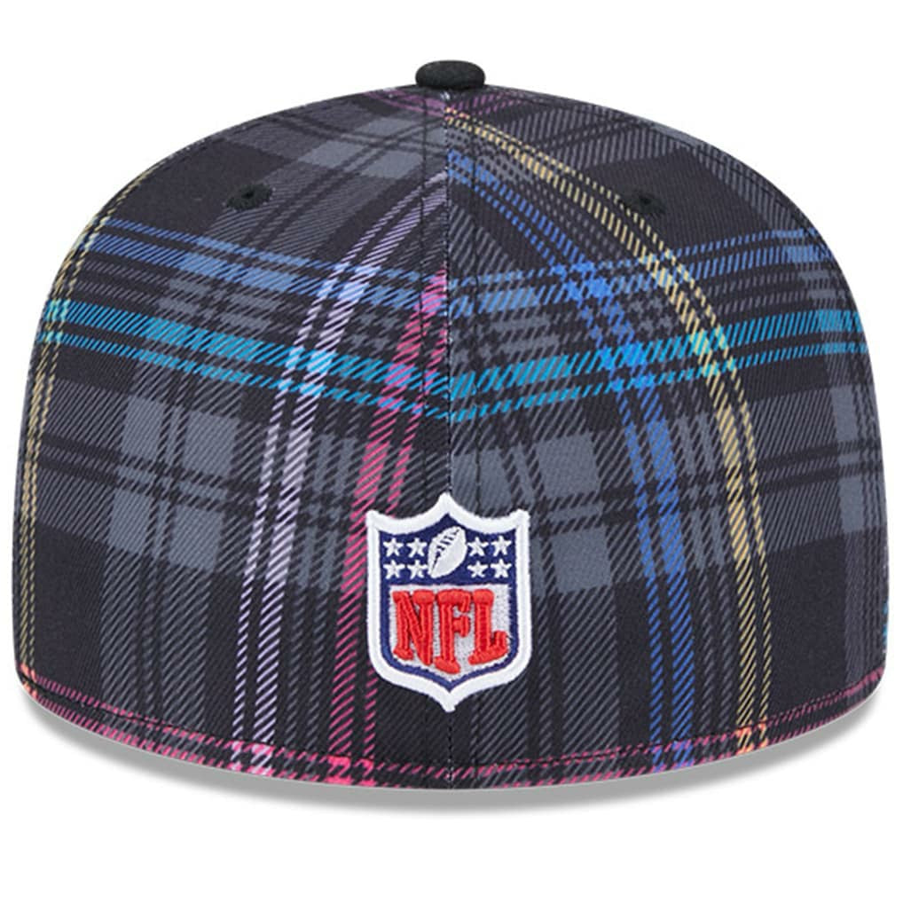 Cleveland Browns New Era 2024 NFL Crucial Catch Plaid 59FIFTY Fitted Hat Black | NFL