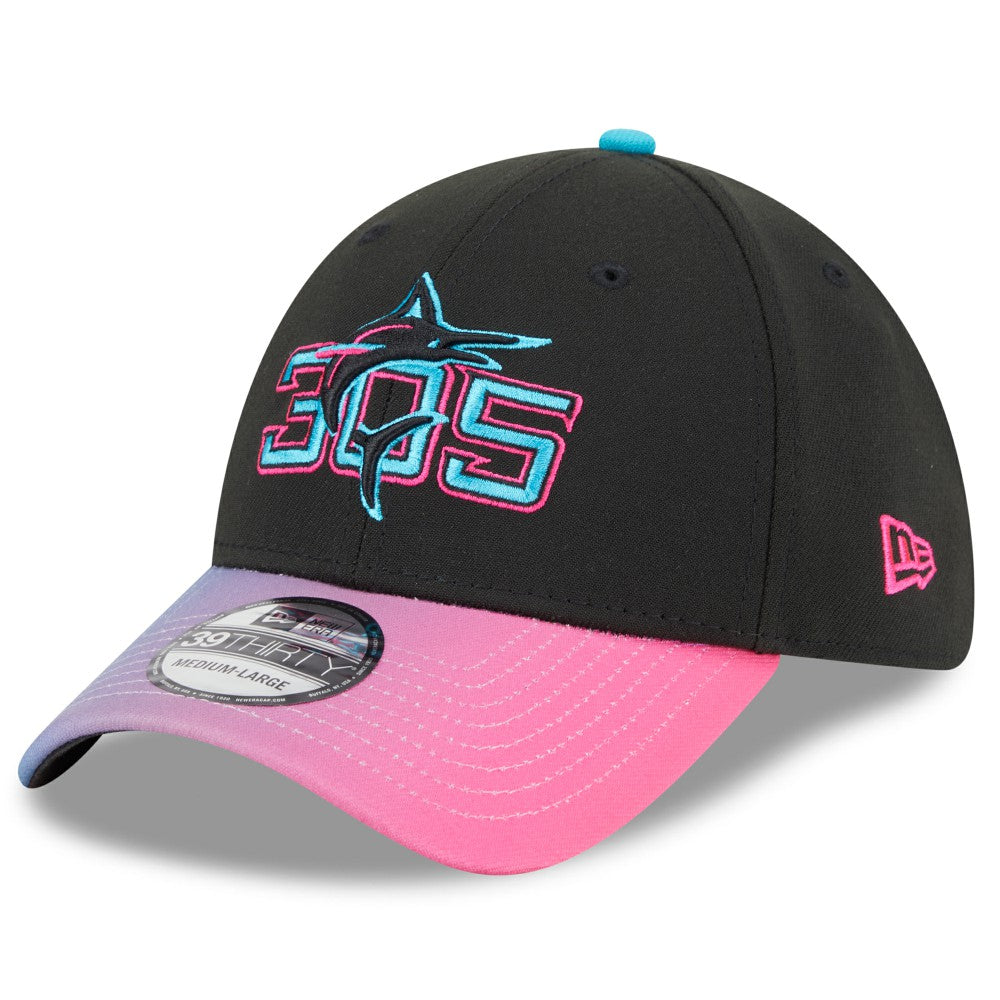 Miami Marlins New Era 2025 City Connect 39THIRTY Flex Hat - MLB