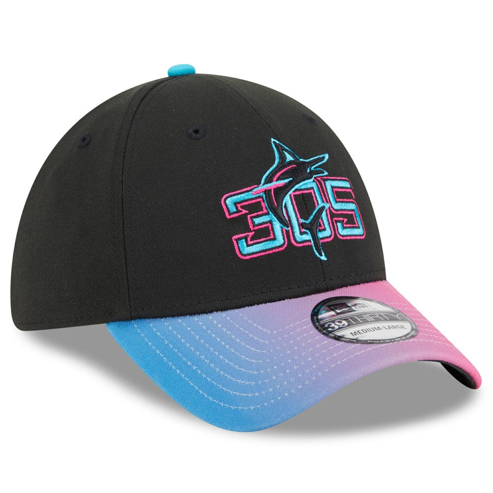 Miami Marlins New Era 2025 City Connect 39THIRTY Flex Hat - MLB