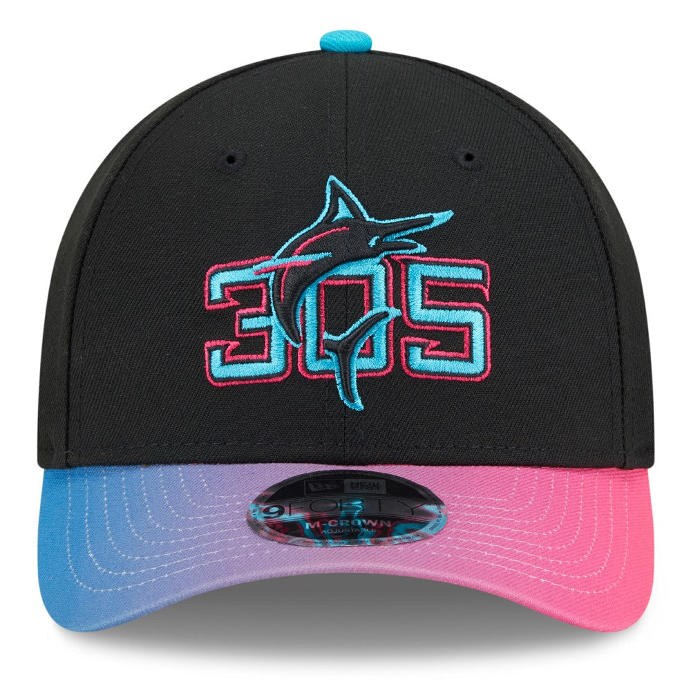 Miami Marlins New Era 2025 City Connect 9FORTY M-Crown Adjustable Hat - MLB