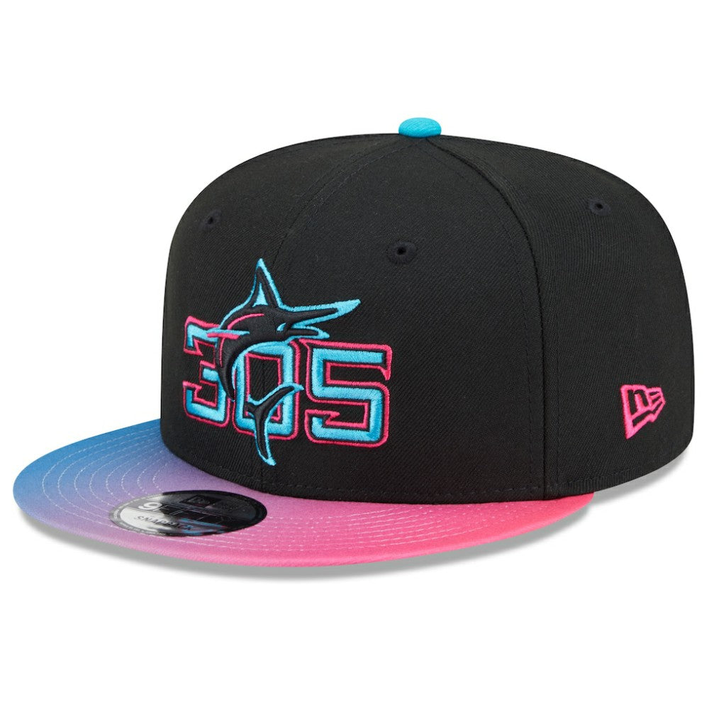 Miami Marlins New Era 2025 City Connect 9FIFTY Snapback Hat - MLB