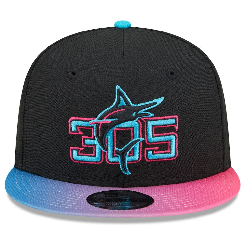Miami Marlins New Era 2025 City Connect 9FIFTY Snapback Hat - MLB